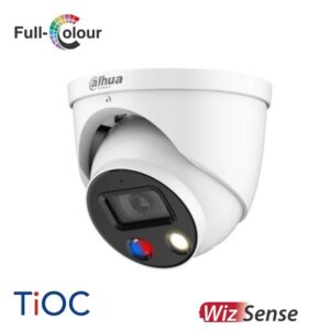 Telecamera Dome AI IP PoE 8MP Ottica Fissa 2.8mm Video Analisi S5 - Wizsense - S5